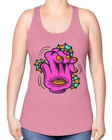 Bored high five 23# - cartoon general -Racerback Tank