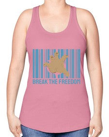 Break the Freedom 25# - internet -Racerback Tank