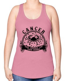 Cancer 13# - cancer -Racerback Tank