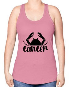 Cancer 156# - cancer -Racerback Tank
