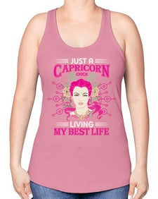 Capricorn chick 193# - capricorn -Racerback Tank