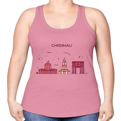 Chisinau 579# - cities -Racerback Tank