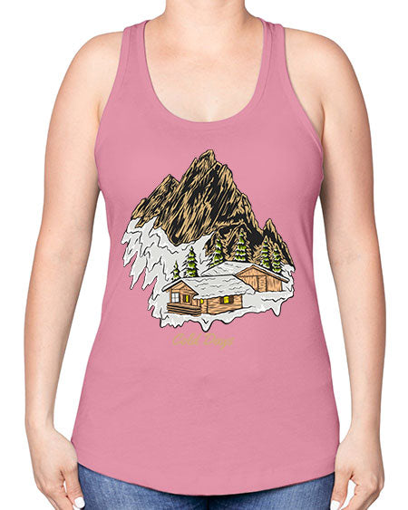 Cold Days 26# - nature -Racerback Tank