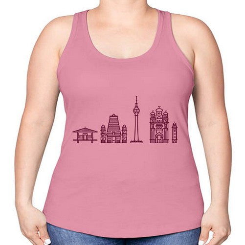 Colombo 598# - cities -Racerback Tank