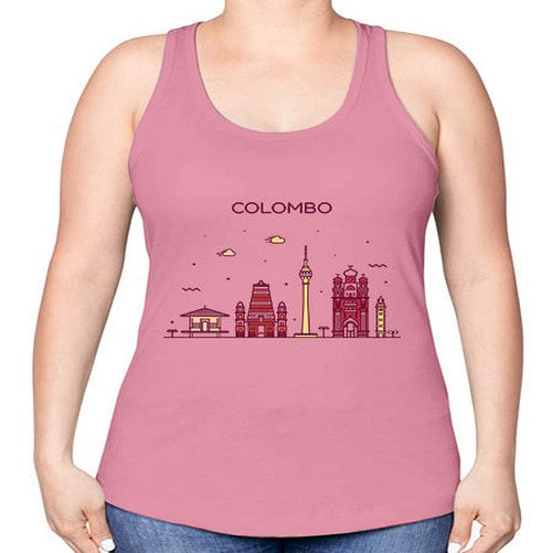 Colombo 599# - cities -Racerback Tank