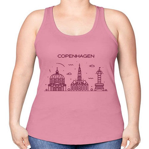 Copenhagen 623# - cities -Racerback Tank