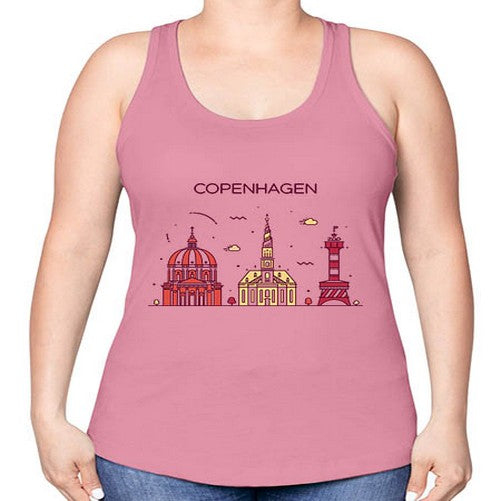 Copenhagen 625# - cities -Racerback Tank