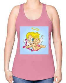 Cupid 79# - cartoon general -Racerback Tank