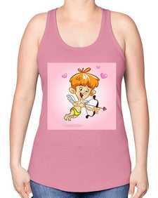 Cupid 80# - cartoon general -Racerback Tank