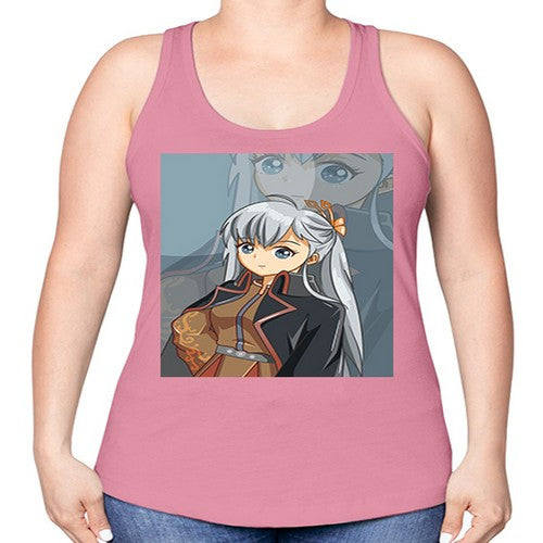 Cute princess game 65# - anime -Racerback Tank