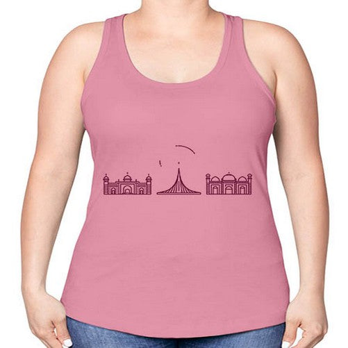 Dhaka 667# - cities -Racerback Tank