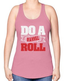Do a barrel roll 5# - video games -Racerback Tank
