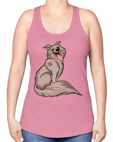 dog 98# - dogs -Racerback Tank