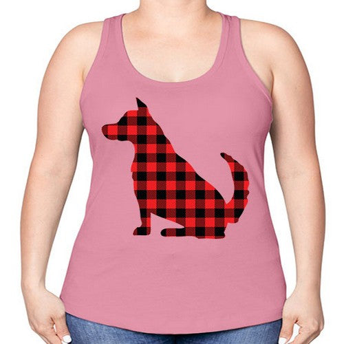 Dog Style 105# - dogs -Racerback Tank