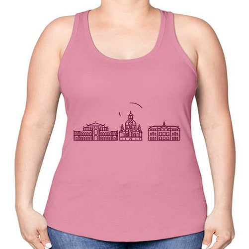 Dresden 682# - cities -Racerback Tank