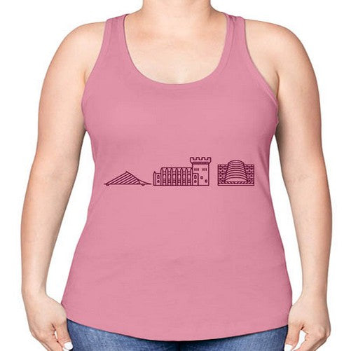 Dublin 692# - cities -Racerback Tank