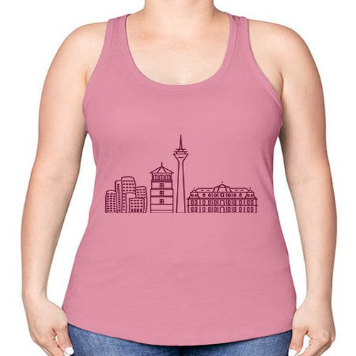 Dusseldorf 697# - cities -Racerback Tank