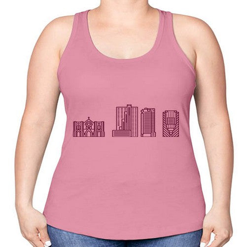 FortWorth 739# - cities -Racerback Tank