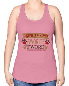 Foster is My nd Favorite FWord Style 11# - cats -Racerback Tank