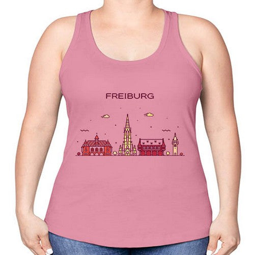 Freiburg 748# - cities -Racerback Tank