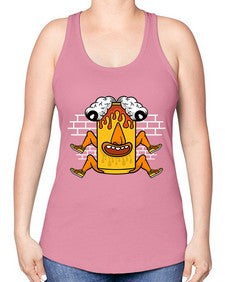 Fuck the weekend 128# - cartoon general -Racerback Tank