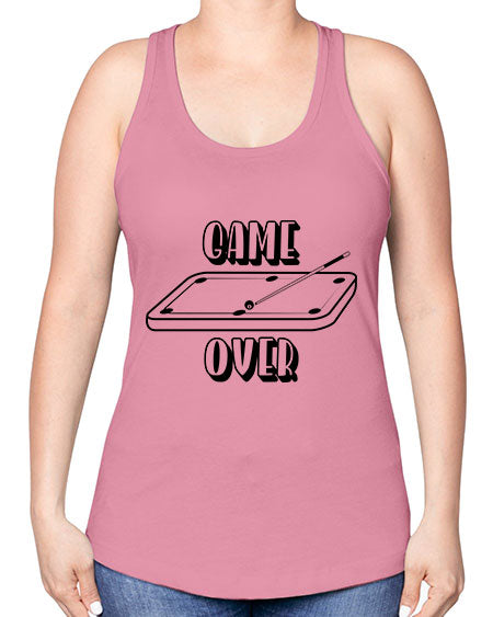 Game over 1218# - billards -Racerback Tank
