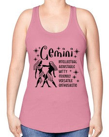 Gemini 217# - gemini -Racerback Tank