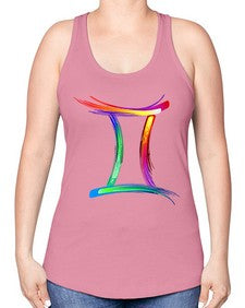 Gemini 222# - gemini -Racerback Tank