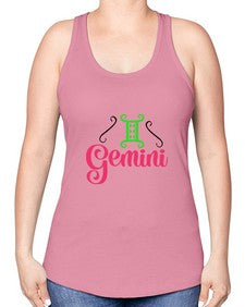 Gemini 224# - gemini -Racerback Tank