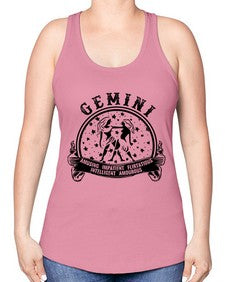 Gemini 9# - gemini -Racerback Tank