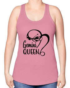 Gemini queen 231# - gemini -Racerback Tank