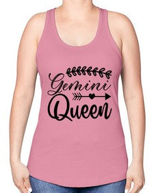 Gemini queen 232# - gemini -Racerback Tank