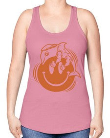 Give smile get hugs 131# - cartoon general -Racerback Tank