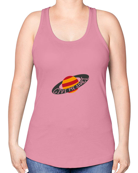 Givemespace 27# - space -Racerback Tank