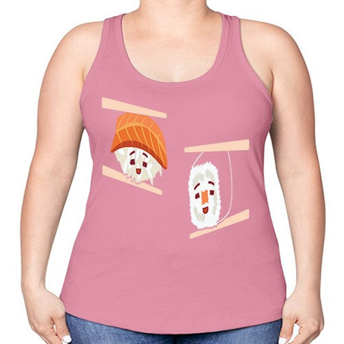 Happy Sushi Anime Kawaii Set Anime 232# - anime -Racerback Tank