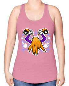 Haunted spy 137# - cartoon general -Racerback Tank
