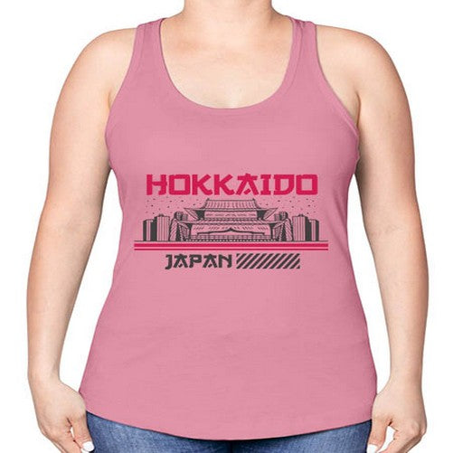 Hokkaido 844# - cities -Racerback Tank