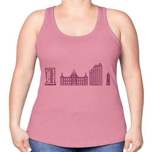 Honolulu 905# - cities -Racerback Tank