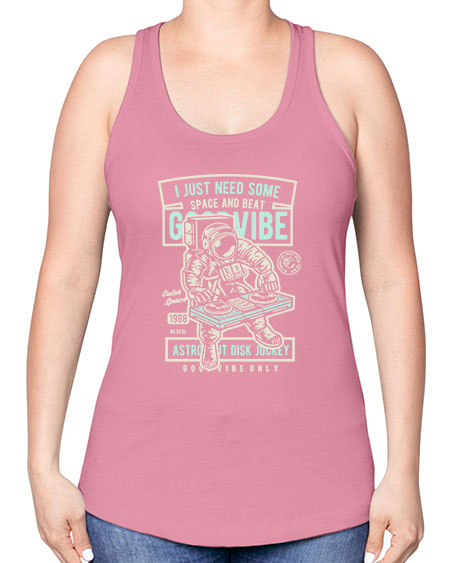 I Just Need Some Space and Beat 26# - space -Racerback Tank