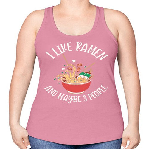 I Like Ramen Japanese Noodles 239# - anime -Racerback Tank