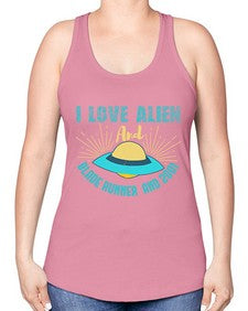 I love alien and blade runner 18# - ufo -Racerback Tank