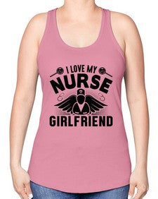 I love my Style 892# - nurse -Racerback Tank