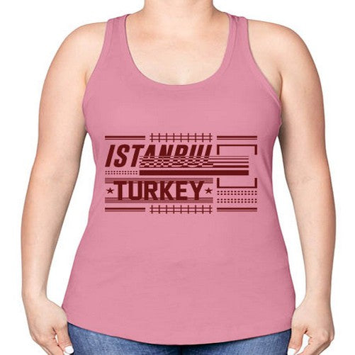 Istanbul 967# - cities -Racerback Tank