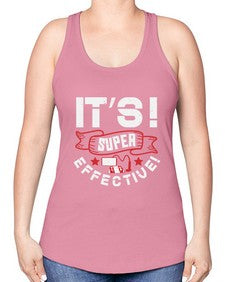 Its super effective 31# - video games -Racerback Tank