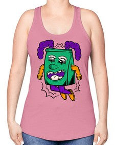 Jumping pouch 146# - cartoon general -Racerback Tank