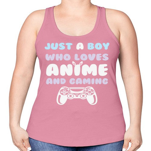 Just A Boy Who Loves 261# - anime -Racerback Tank