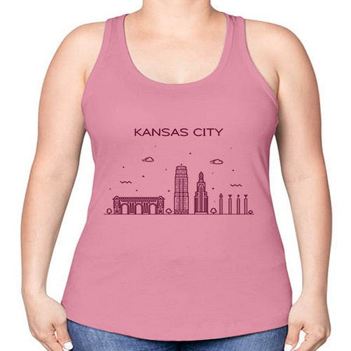 KansasCity 1016# - cities -Racerback Tank