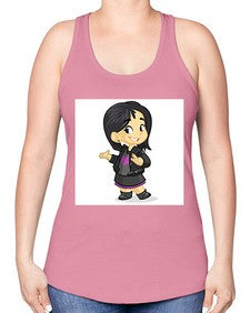 Kid 147# - cartoon general -Racerback Tank