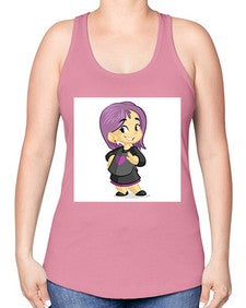 Kid 156# - cartoon general -Racerback Tank