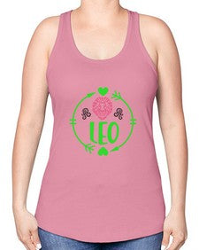 Leo 283# - leo -Racerback Tank